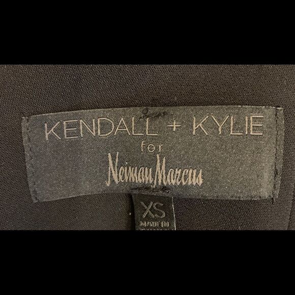 Kendall & Kylie for Neumann Marcus Tuxedo Camisole Wide-Leg Jumpsuit - Picture 7 of 8